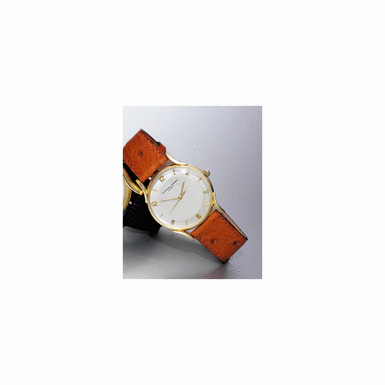 VACHERON CONSTANTIN, CIRCA 1950, NO.503.546, REF.4705, A GOLD CIRCULAR CENTRE SECONDS WRISTWATCH WITH ENGINE TURNED DIAL