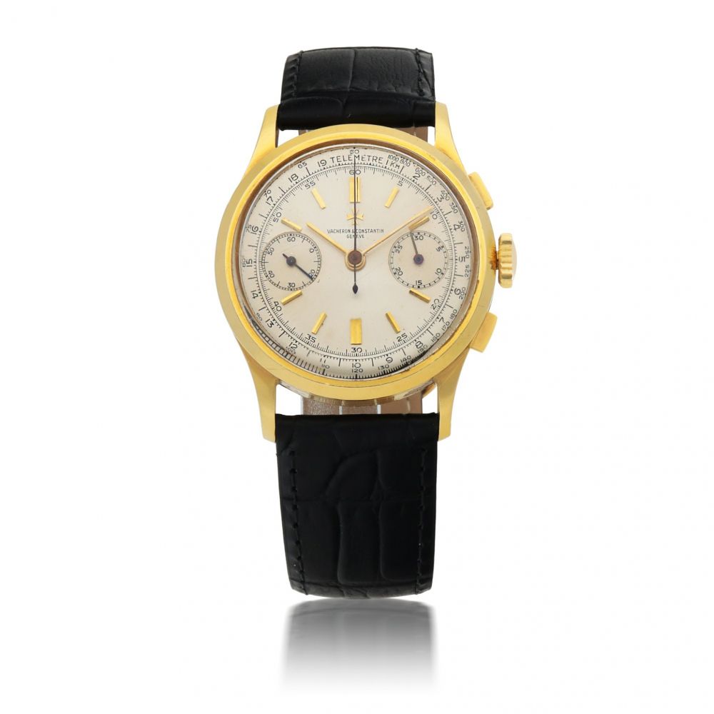 VACHERON CONSTANTIN | REF 4072 YELLOW GOLD CHRONOGRAPH WRISTWATCH CIRCA 1955