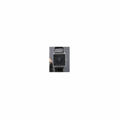 A SLIM WHITE GOLD SQUARE WRISTWATCH, PATEK PHILIPPE CO., GEN
