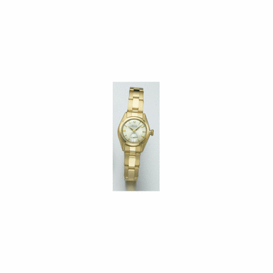 A LADY'S GOLD AUTOMATIC WRISTWATCH, ROLEX, OYSTER PERPETUAL, PRECISION, REF. 4486, CIRCA 1956