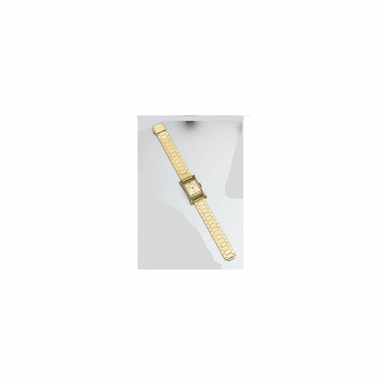 A LADY'S FINE AND RARE GOLD FLARED RECTANGULAR WRISTWATCH, PATEK PHILIPPE CO., GEN