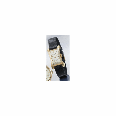 A FINE PINK GOLD RECTANGULAR WRISTWATCH, PATEK PHILIPPE CO., GEN