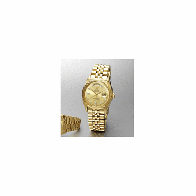 ROLEX - a gold and diamond set automatic sweep seconds wristwatch with day, date and bracelet Oyster Perpetual, Day-Date, circa 1960, ref. 6612