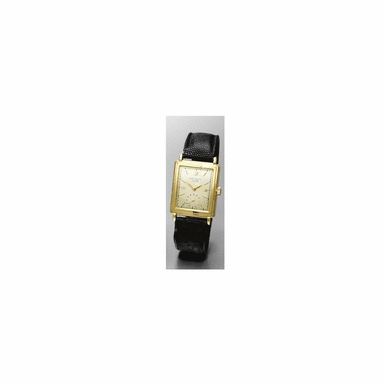 PATEK PHILIPPE - A fine and extremely rare gold rectangular wristwatch 1951, no.973.778, ref.2465