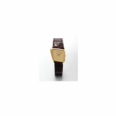 PATEK PHILIPPE - a fine and very rare pink gold asymmetrical wristwatch 1963, no.866.609, ref.3422