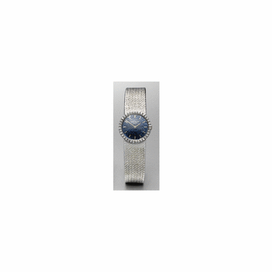 PATEK PHILIPPE - A lady's white gold and diamond set bracelet watch 1967, no.992.944, ref.3355/1