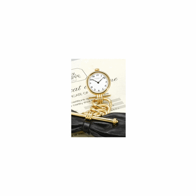 PATEK PHILIPPE - A gold lapel watch with matching brooch circa 1989, no.1.607.309, ref.4762