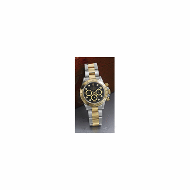ROLEX - Oyster Perpetual, Cosmograph, Daytona, Ref. 16532, Circa 1989, A stainless steel, gold and diamond-set automatic chronograph wristwatch with tachometer registers and bracelet