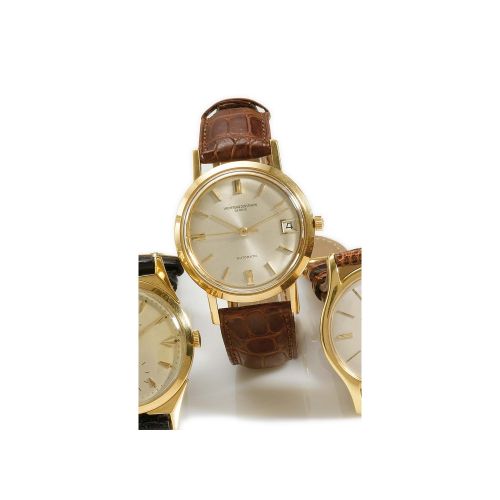 A fine and rare gold automatic sweep seconds wristwatch with date, Vacheron Constantin, ref. 6594 circa 1965