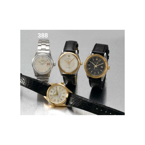 A fine and rare stainless steel automatic sweep seconds wristwatch with date and bracelet, Rolex, Oyster Perpetual, 'Date', ref. 6518 circa 1954