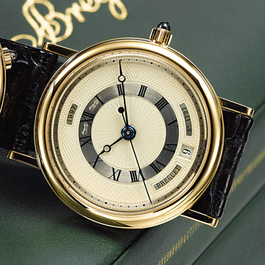 BREGUET, A GOLD LIMITED EDITION AUTOMATIC CENTRE SECONDS WRISTWATCH WITH DATE 81/97, CIRCA 1997, NO. 800063, REF. 3999