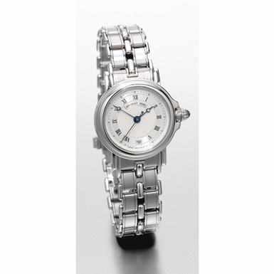 BREGUET - A lady's white gold automatic centre seconds wristwatch with date and bracelet Marine, circa 2000, ref.3025F
