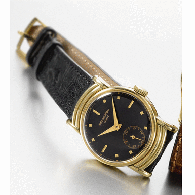 PATEK PHILIPPE - A Gold Wristwatch with Unusual Lugs 1941, Movement No. 921511, Case No. 297301, Ref. 540J