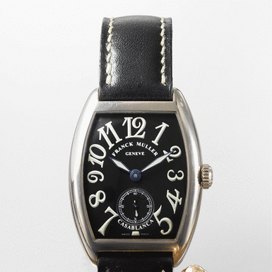 FRANCK MULLER - A Mid-Sized White Gold Limited Edition Tonneau Wristwatch Casablanca, Circa 1998, No. 71, Ref. 7502 S6
