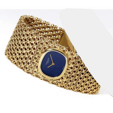 PATEK PHILIPPE - A Lady's Gold Bracelet Watch 1977 REF 4151/1J MVT 1277069 CASE 2763315