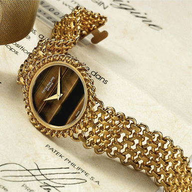 PATEK PHILIPPE - A Gold Bracelet Watch 1984 REF 4283-1J MVT 1410289 CASE 2783481