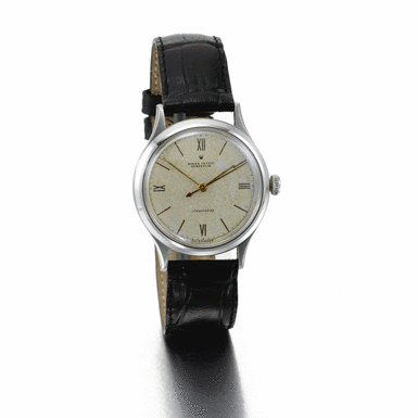 ROLEX - A stainless steel automatic wristwatch with centre seconds Circa 1945 ref 4362