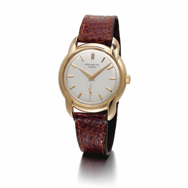 Patek Philippe ref. 2536 - PATEK PHILIPPE - A fine and extremely rare pink gold anti-magnetic wristwatch 1966 ref 2536R mvt 733963 case 423208