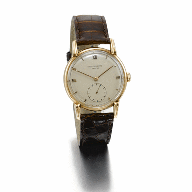 PATEK PHILIPPE - A fine pink gold wristwatch 1950 ref 2430 'Grasshopper' mvt 967240 case 422431