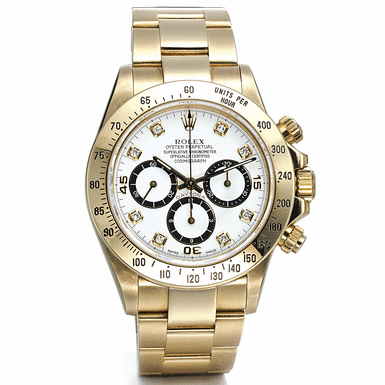 ROLEX, A THREE COLOR GOLD AND DIAMOND SET AUTOMATIC CENTER SECONDS WRISTWATCH WITH DAY, DATE AND BRACELET CIRCA&&NBSP - 1989 REF 18349&&NBSP - OYSTER PERPETUAL DAY-DATE - NBSP
