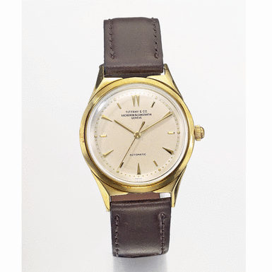 VACHERON CONSTANTIN - RETAILED BY TIFFANY CO.: A YELLOW GOLD AUTOMATIC SWEEP SECONDS WRISTWATCH CIRCA 1955 REF 6073 MVT 522044 CASE 353589