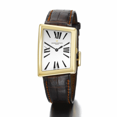 VACHERON CONSTANTIN - A LADY'S YELLOW GOLD ASYMMETRIC WRISTWATCH CIRCA 2000 REF 1972