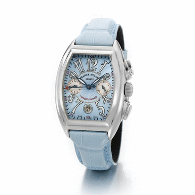 FRANCK MULLER - A STAINLESS STEEL AUTOMATIC CHRONOGRAPH WRISTWATCH WITH REGISTERS AND DATE CIRCA 2000 REF 1200 MB CONQUISTADOR NO 1264