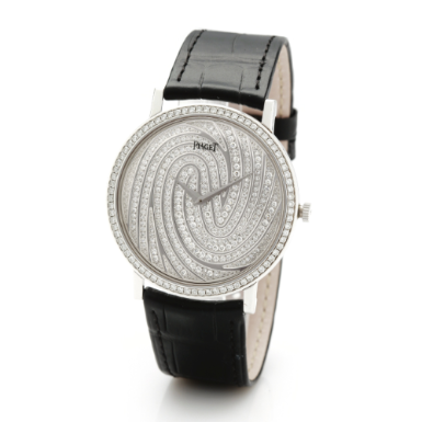 PIAGET - A LADY'S WHITE GOLD DIAMOND-SET WRISTWATCH CIRCA 2008 ALTIPLANO