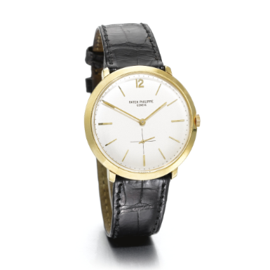 PATEK PHILIPPE - A FINE 18K YELLOW GOLD WRISTWATCH 1956 REF 2572J MVT 745463 CASE 423655