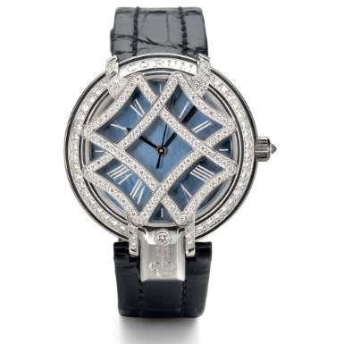 CORUM - A STAINLESS STEEL AND DIAMOND-SET AUTOMATIC WRISTWATCH CIRCA 2000