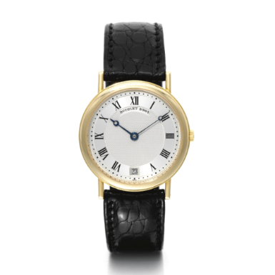 BREGUET - AN 18K YELLOW GOLD AUTOMATIC WRISTWATCH WITH DATE CIRCA 2000 REF 3901
