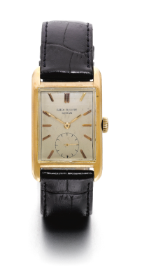 PATEK PHILIPPE - A FINE 18K YELLOW GOLD RECTANGULAR WRISTWATCH 1949 REF 2434 MVT 972125 CASE 658394