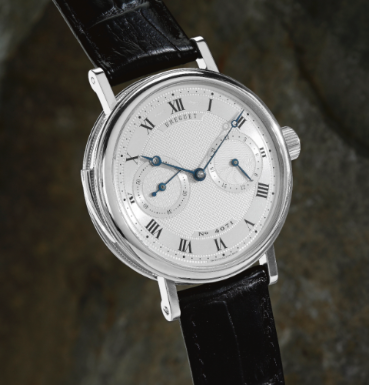 BREGUET - A FINE 18K WHITE GOLD MINUTE REPEATING WRISTWATCH WITH 24 HOURS INDICATION CIRCA 2003 REF 3637