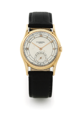 PATEK PHILIPPE - AN 18K PINK GOLD WRISTWATCH 1944 REF 1527 MVT 925051 CASE 634159