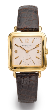 Various Owners - PATEK PHILIPPE - AN 18K YELLOW GOLD SQUARE WRISTWATCH 1951 REF 2493 MVT 956638 CASE 666746