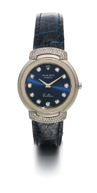 ROLEX - AN 18K WHITE GOLD AND DIAMOND-SET WRISTWATCH CIRCA 1998 REF 6682 CELLINI