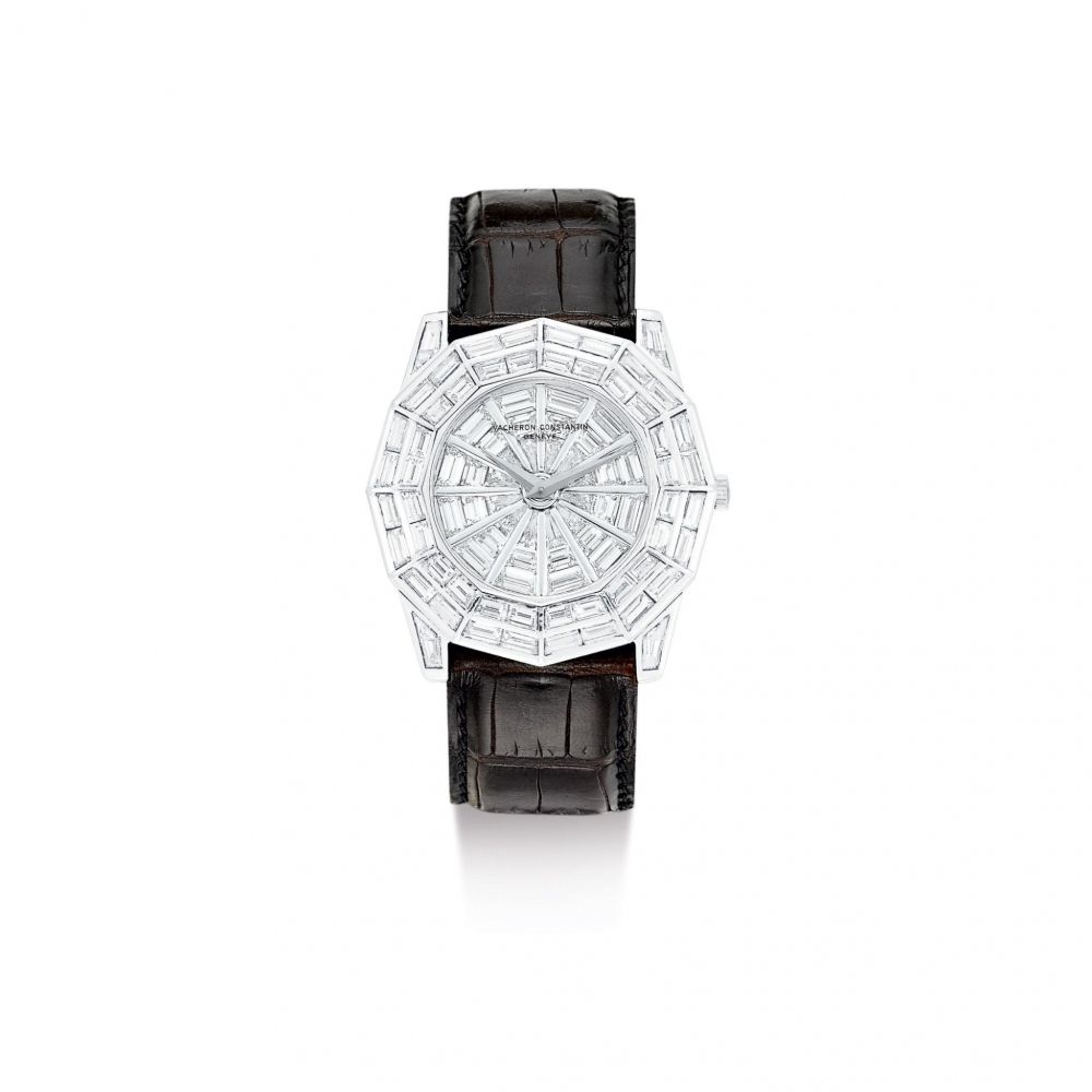 VACHERON CONSTANTIN | OSTENDĒRE KALLA, A WHITE GOLD AND DIAMOND-SET WRISTWATCH, CIRCA 1995 | 江詩丹頓 | Ostendēre Kalla 白金鑲鑽石腕錶，錶殼編號572347，約1995年製