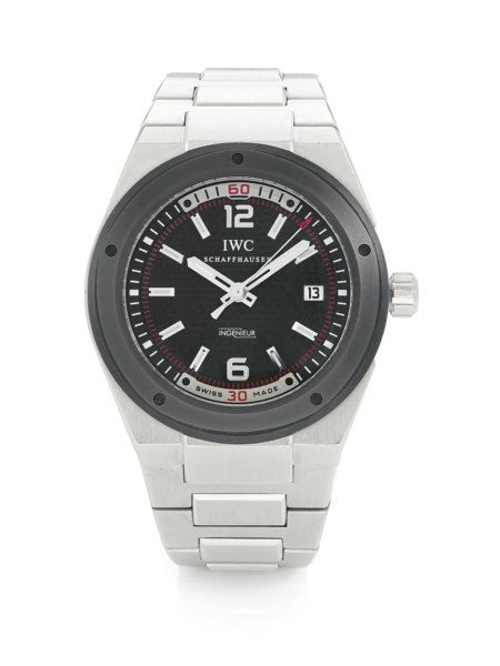 International Watch Co. A WATER RESISTANT AMAGNETIC CENTRE SECOND AUTOMATIC WRISTWATCH WITH DATE AND BRACELET REF 323401 CASE 3296628 “INGENIEUER” CIRCA 2006