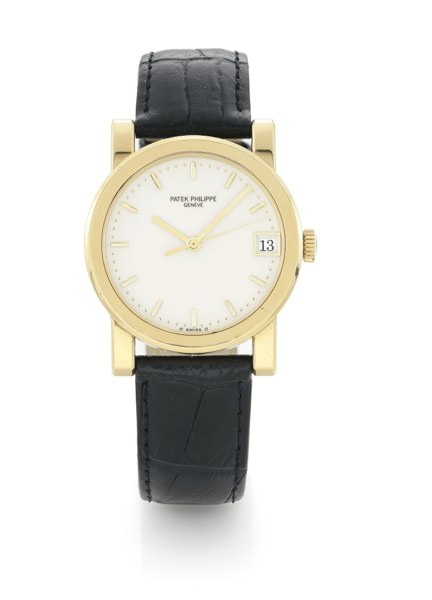 Patek Philippe A FINE 18K YELLOW GOLD CENTRE SECONDS AUTOMATIC WRISTWATCH WITH DATE REF 5012J MVT 1911854 CASE 2929379 MADE IN 1993