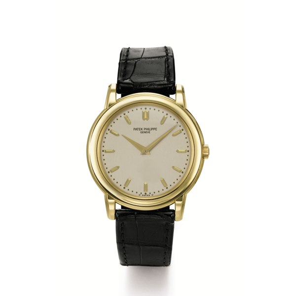 Patek Philippe A FINE YELLOW GOLD AUTOMATIC WRISTWATCH MADE IN 2005 REF 5032 MVT 1200145 CASE 2989439