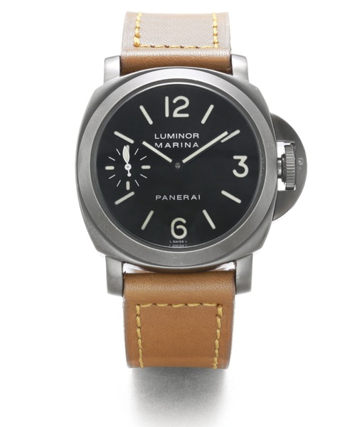Panerai A LARGE AND RARE CUSHION STAINLESS STEEL PVD COATED DIVER WRISTWATCH PAM 4 REF OP6519 CASE BB985051 NO B2242/3000 LUMINOR MARINA CIRCA 1999