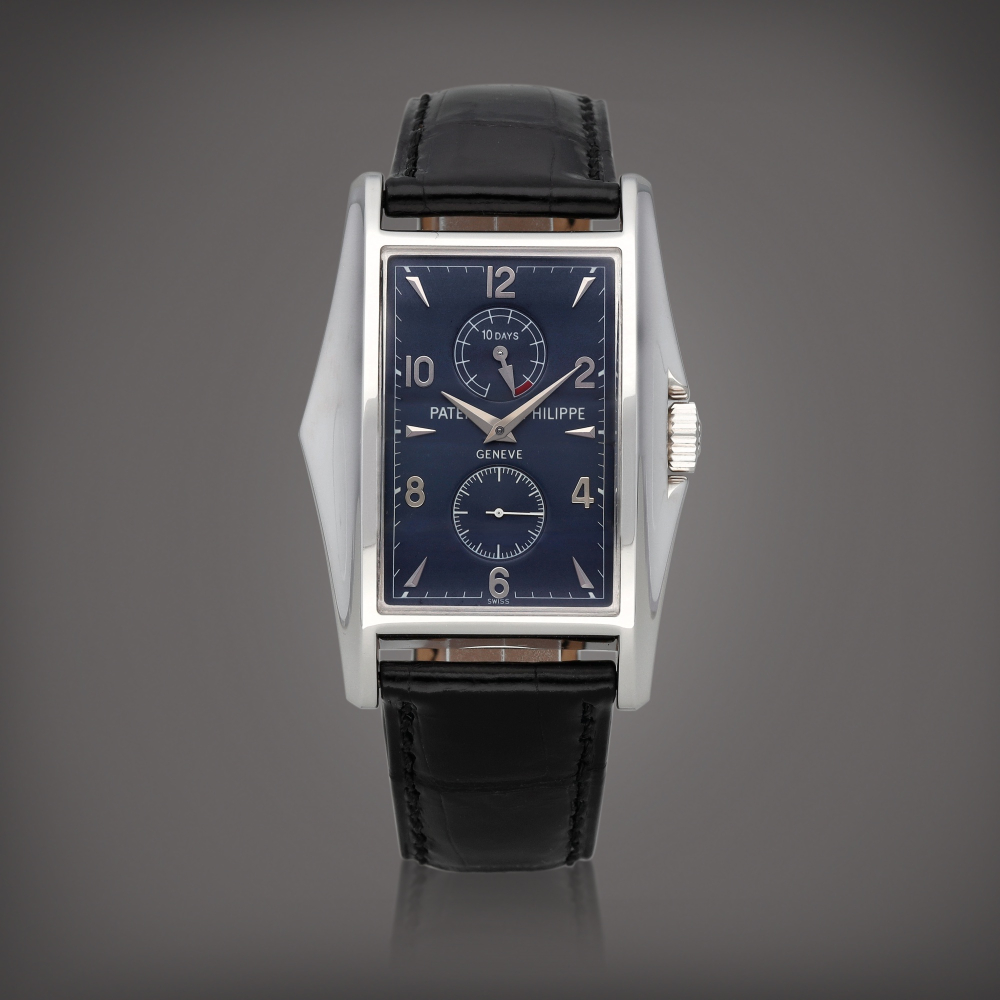 Reference 5100G A limited edition white gold wristwatch with 10 day power reserve indication Circa 2000     5100G 10 2000