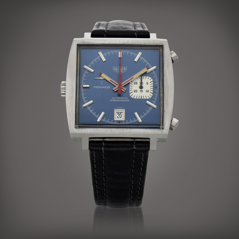 Monaco, Reference 1533 | A stainless steel chronograph wristwatch with register and date | Circa 1975