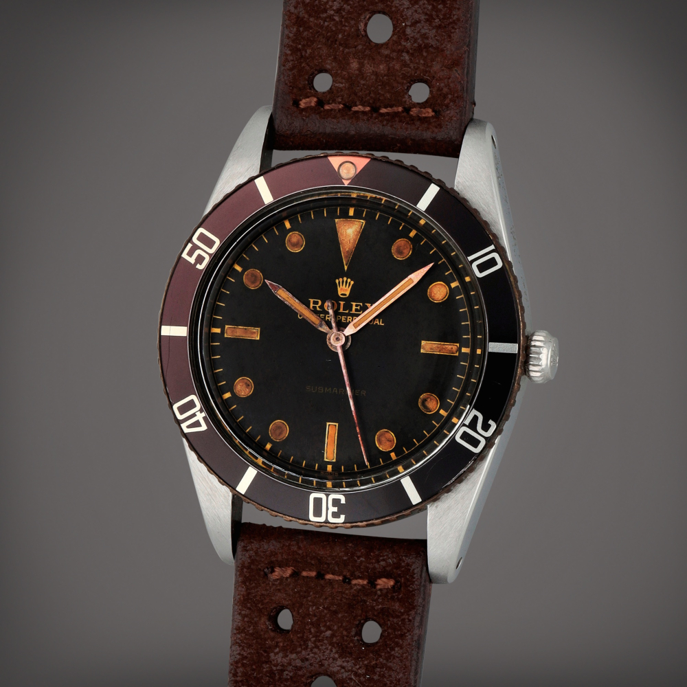 Submariner Small Crown Reference 6205  A stainless steel wristwatch  Circa 1954    Submariner Small Crown 6205  1954