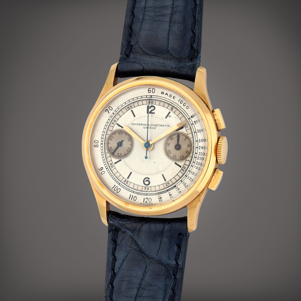 Reference 4072 A yellow gold chronograph wristwatch Made in 1941
