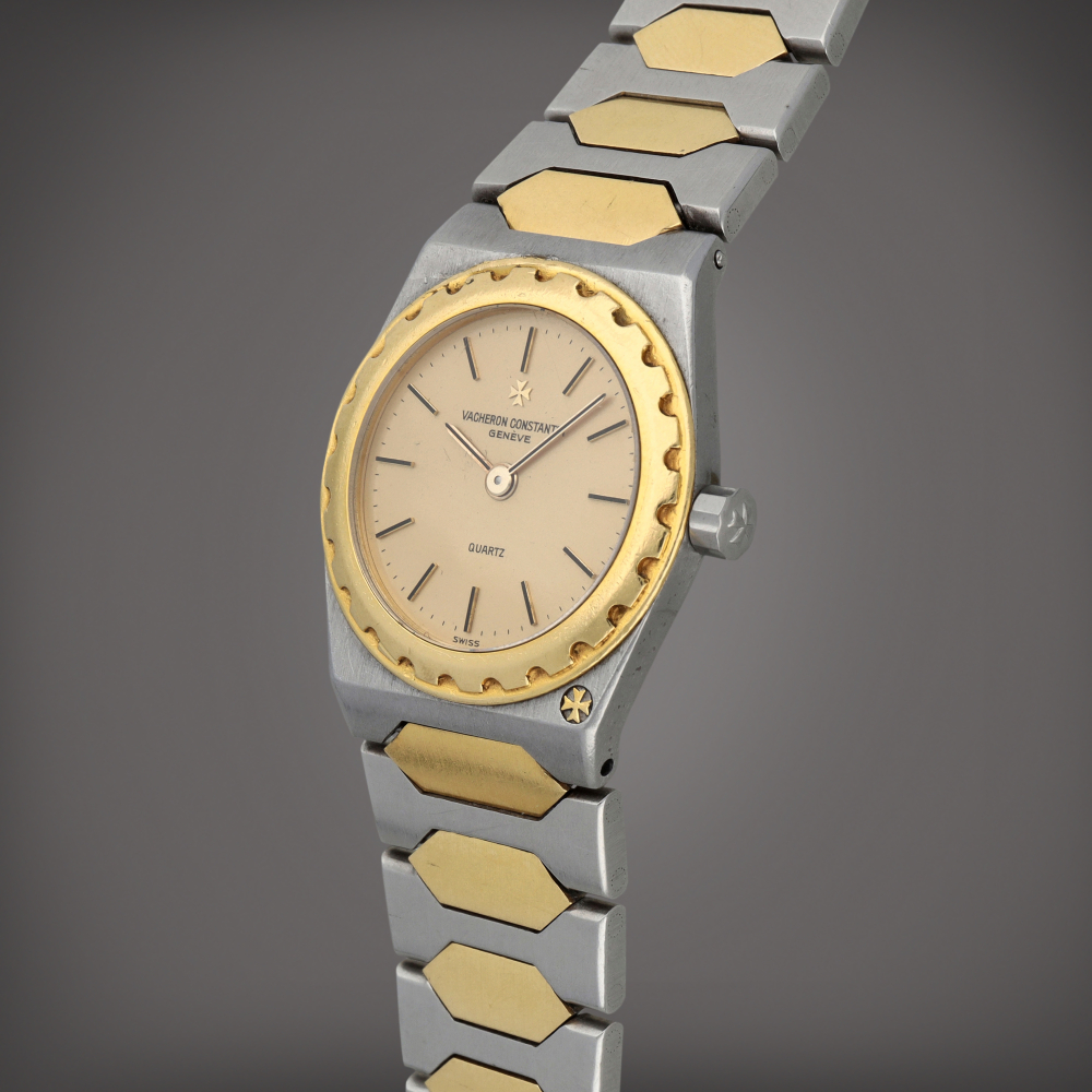222, Reference 60001 | A yellow gold and stainless steel wristwatch with bracelet | Circa 1990