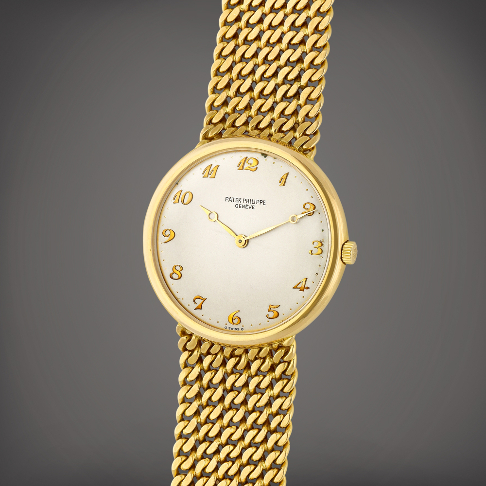 Reference 3820 | A yellow gold bracelet watch | Circa 1986