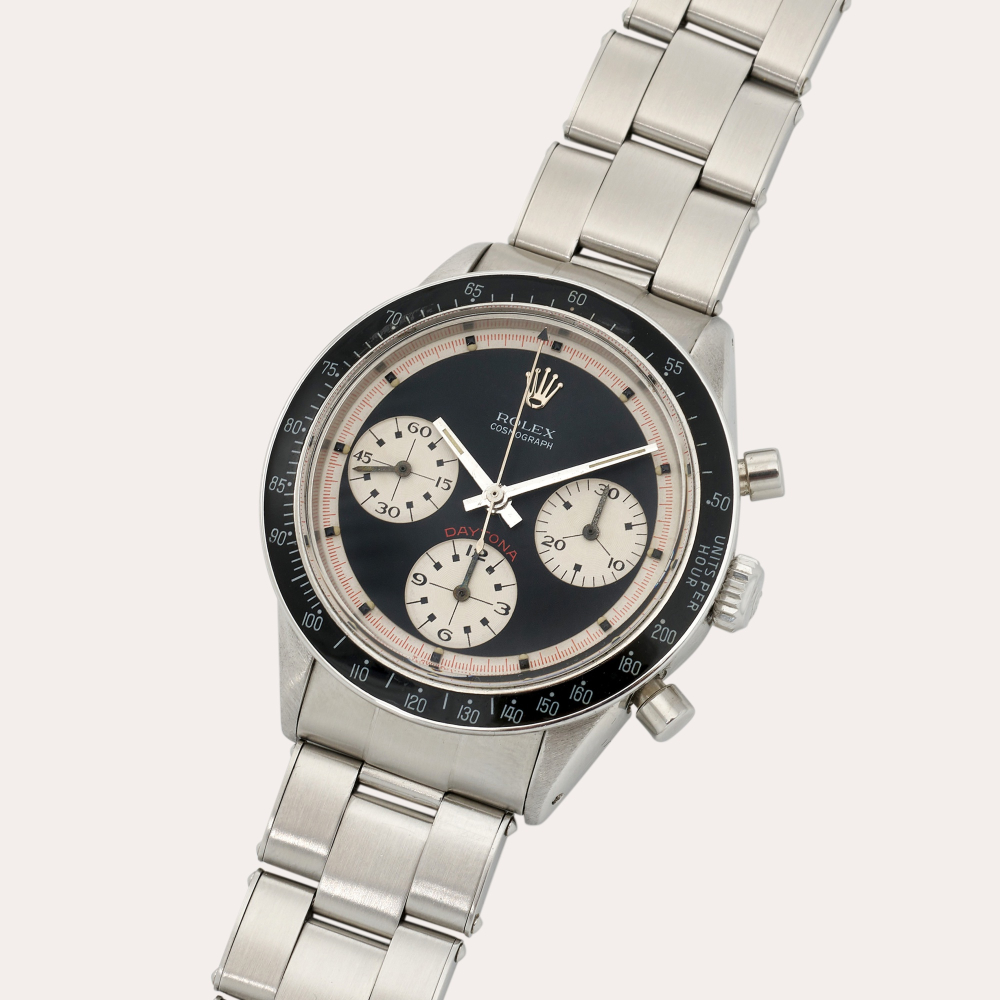 Rolex Daytona ‘Paul Newman’, Reference 6241 | A stainless steel chronograph wristwatch with bracelet | Circa 1968
