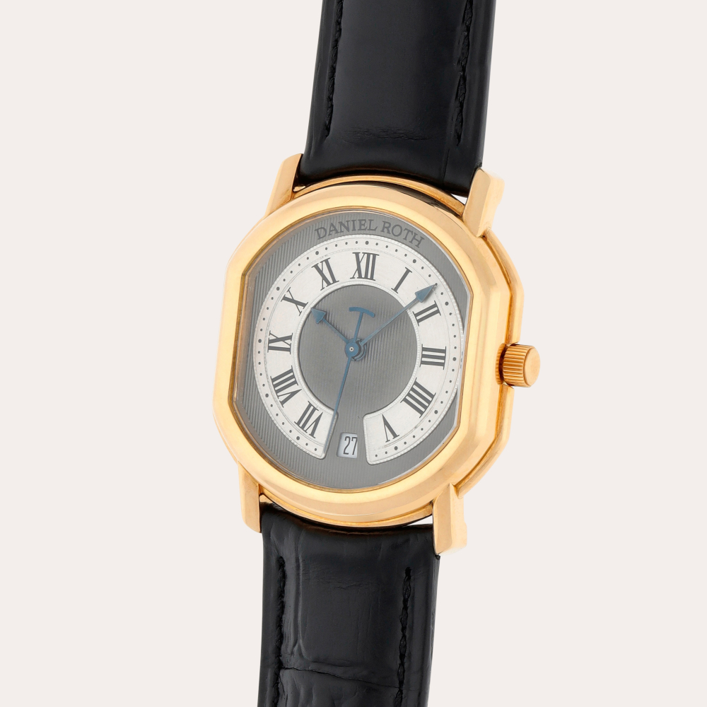 Daniel Roth Le Sentier | A yellow gold wristwatch with date | Circa 1999