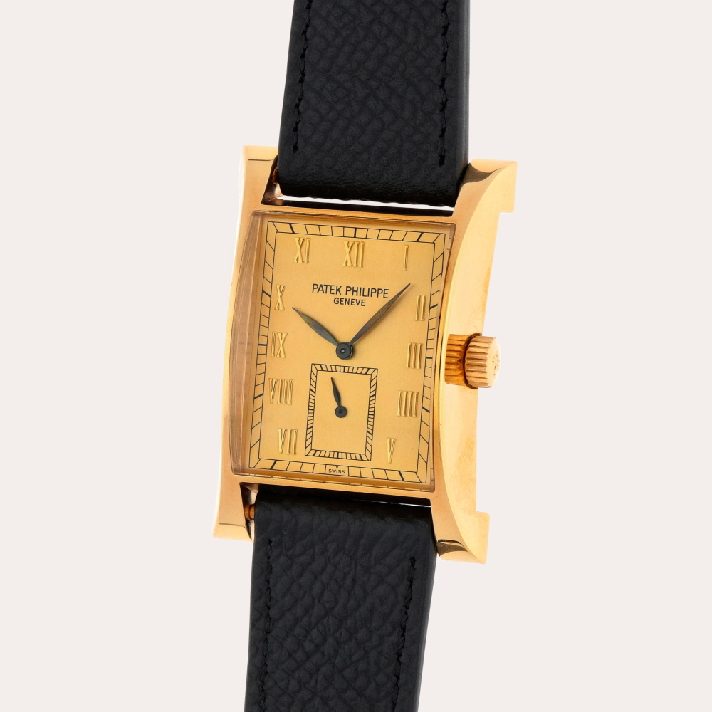 Patek Philippe Pagoda, Reference 5500J-001 | A limited edition yellow gold wristwatch | Circa 1997